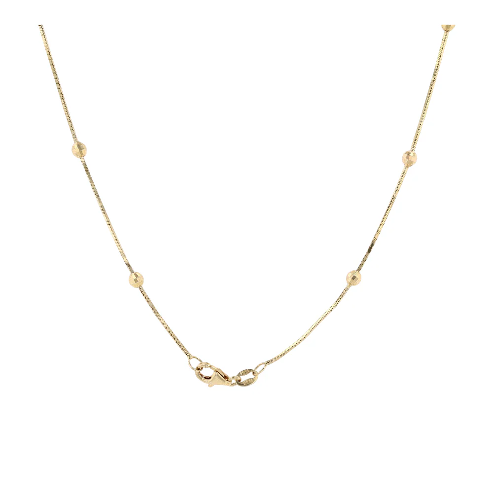 14K Yellow Gold Chain Necklace - Image 2