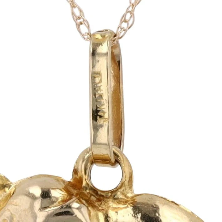 14K Yellow Gold Pendant Necklace - Image 5