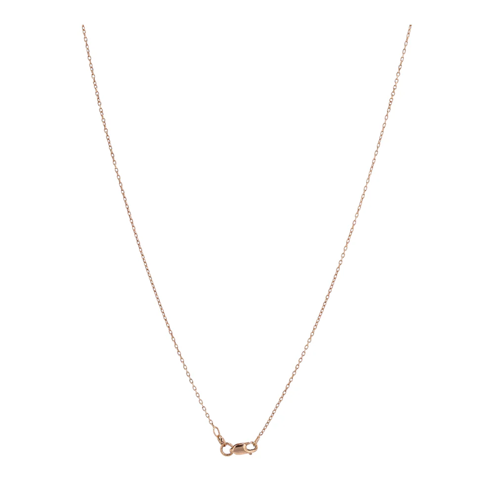 3/4 ctw 14K Rose Gold Diamond Pendant Necklace - Image 2