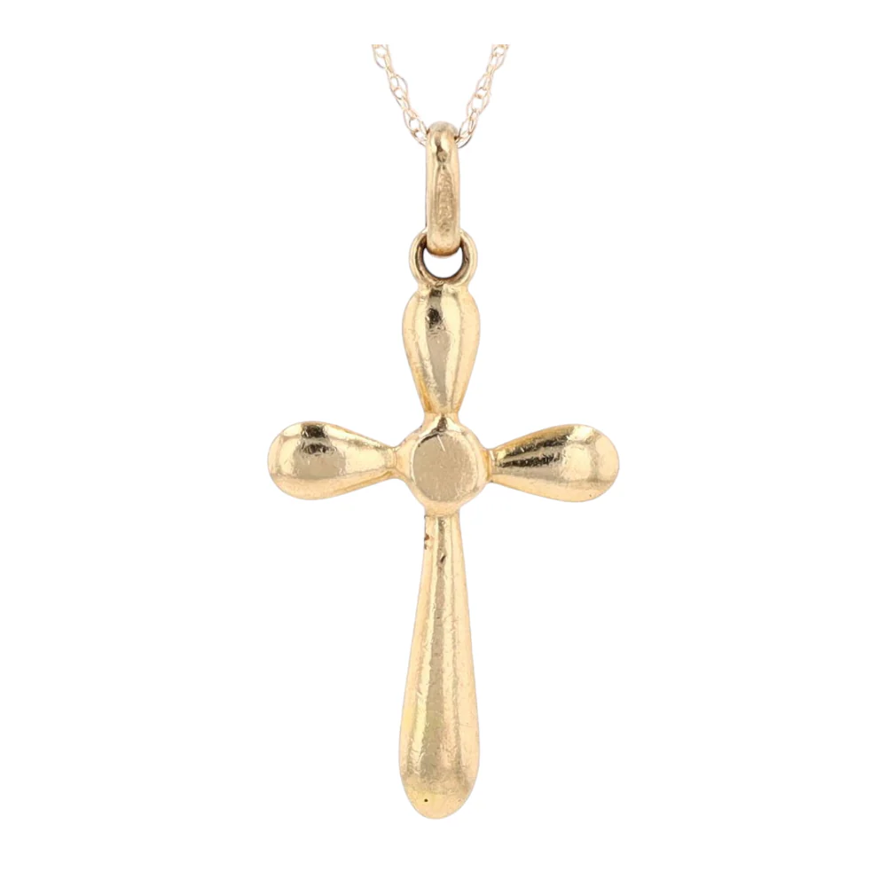 14K Yellow Gold Pendant Necklace - Image 3