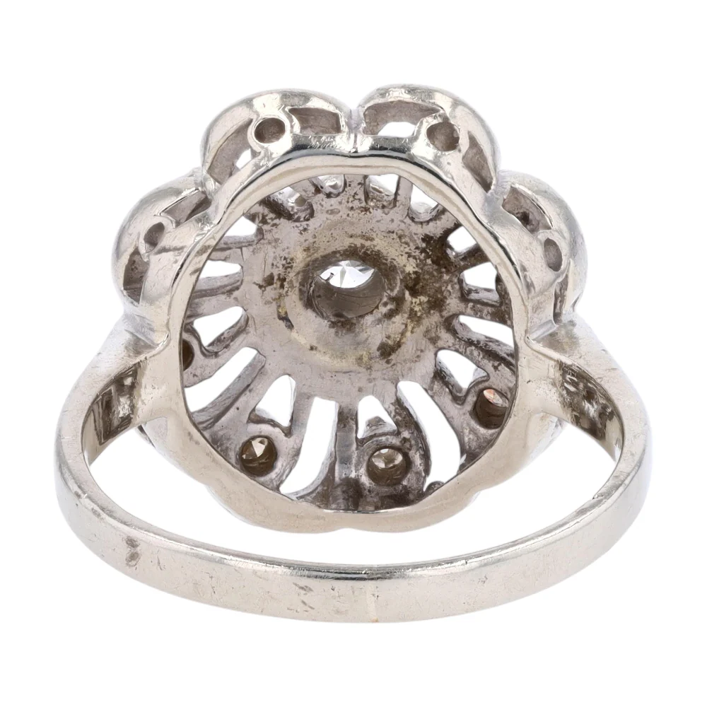 3/8 ctw 14K White Gold Diamond Fashion Ring - Image 3