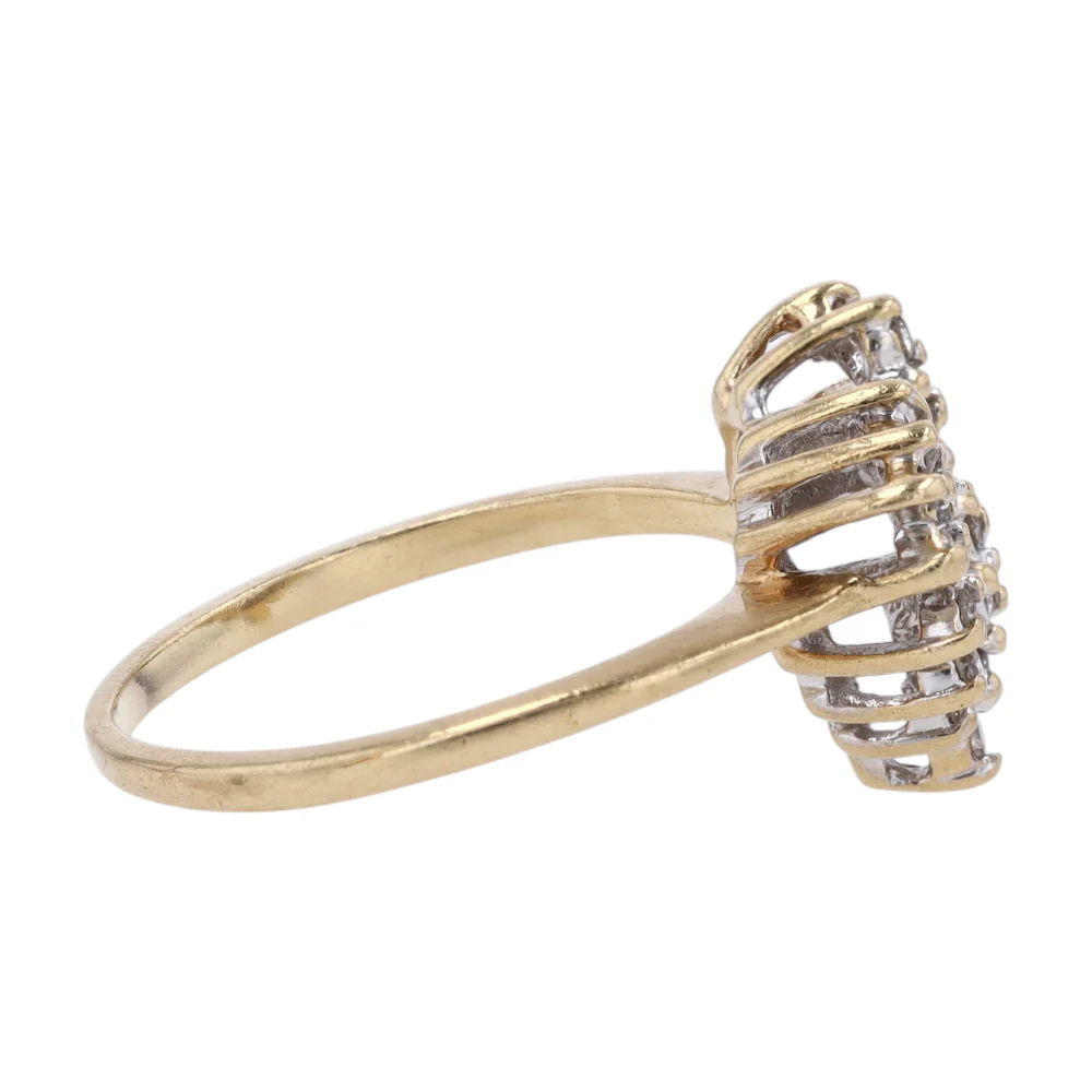 1/10 ctw 10K Yellow Gold Diamond Fashion Ring - Image 4