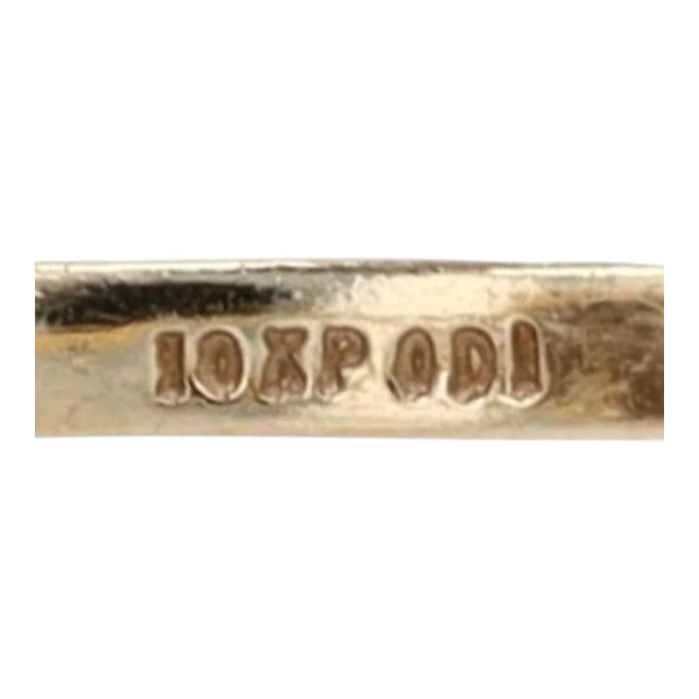 1/10 ctw 10K Yellow Gold Diamond Fashion Ring - Image 6