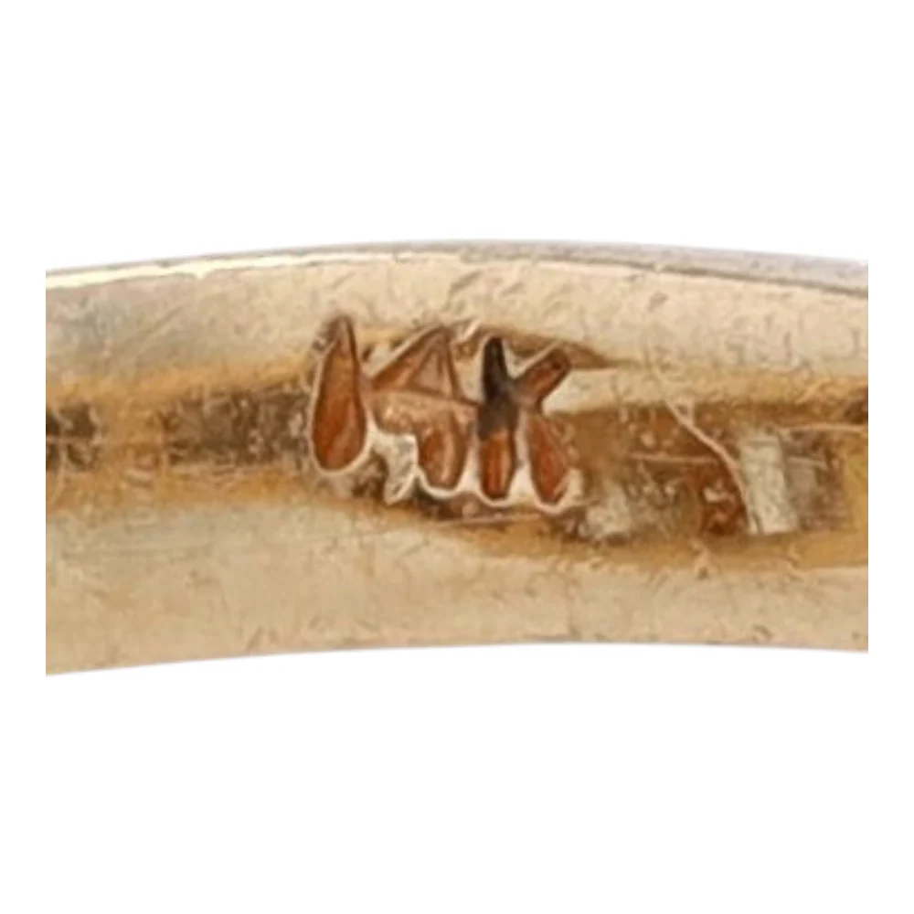 14K Yellow Gold Sapphire Band Ring - Image 6