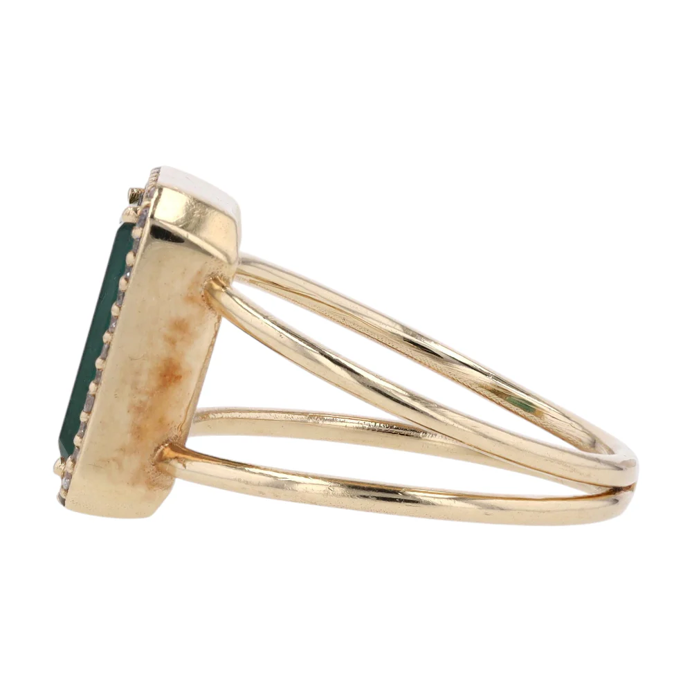 14K Yellow Gold Tourmaline Fashion Ring - Image 2
