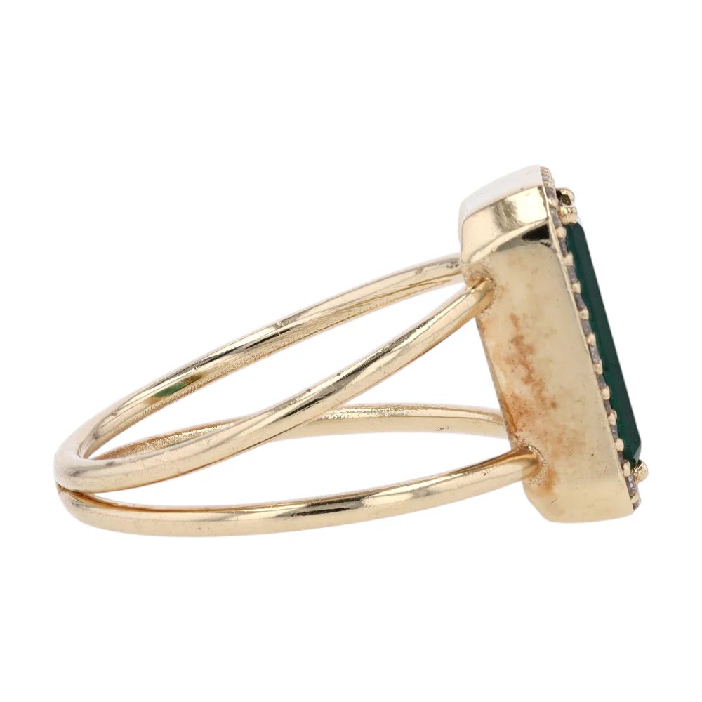 14K Yellow Gold Tourmaline Fashion Ring - Image 4