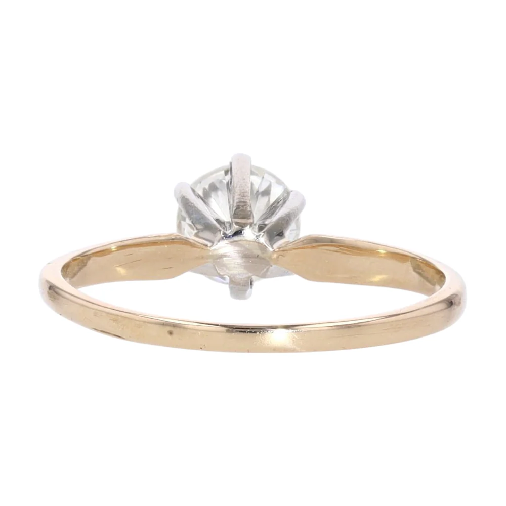 5/8 ctw 14K Two-Tone Gold Diamond Engagement Ring - Image 3