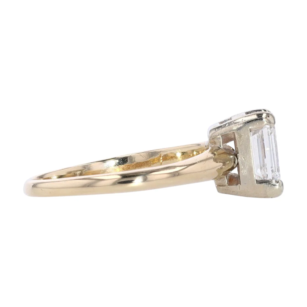 5/8 ozt 14K Two-Tone Gold Diamond Engagement Ring - Image 4