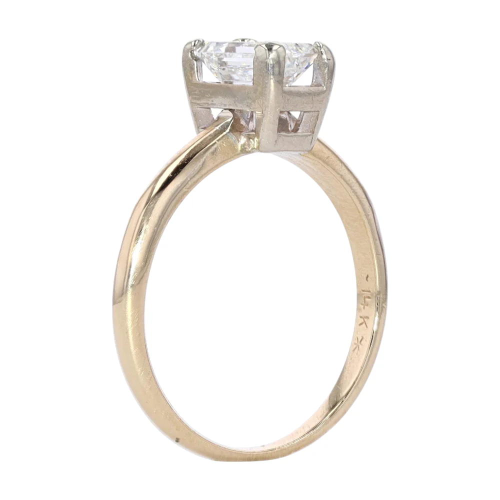 5/8 ozt 14K Two-Tone Gold Diamond Engagement Ring - Image 5