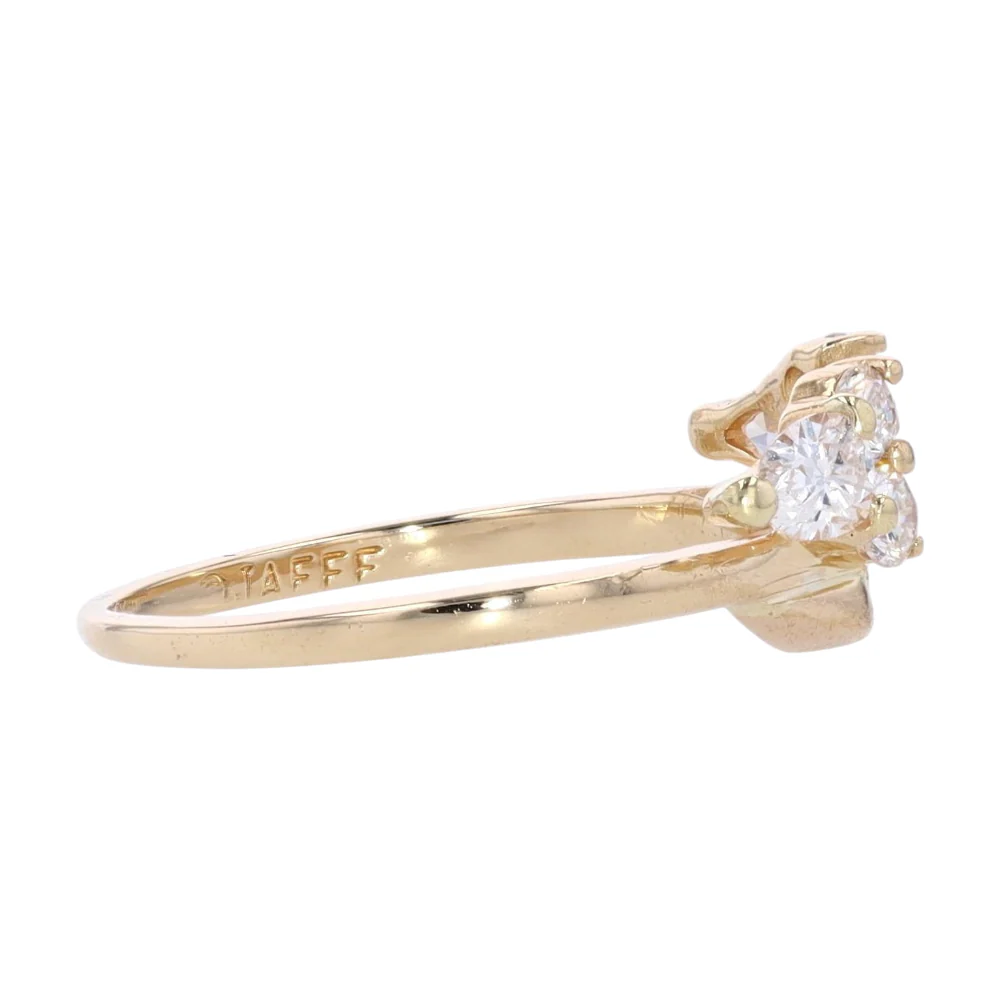 3/8 ctw 14K Yellow Gold Diamond Band Ring - Image 4