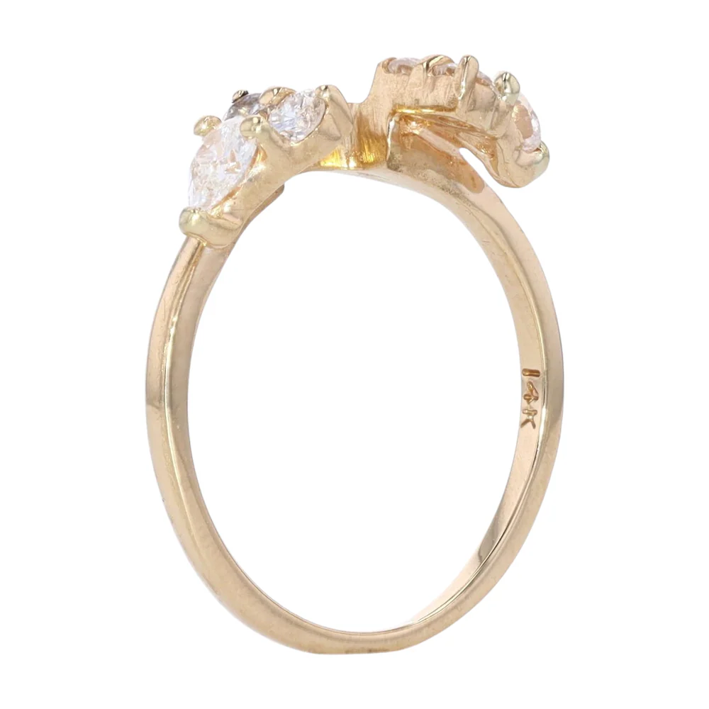 3/8 ctw 14K Yellow Gold Diamond Band Ring - Image 5