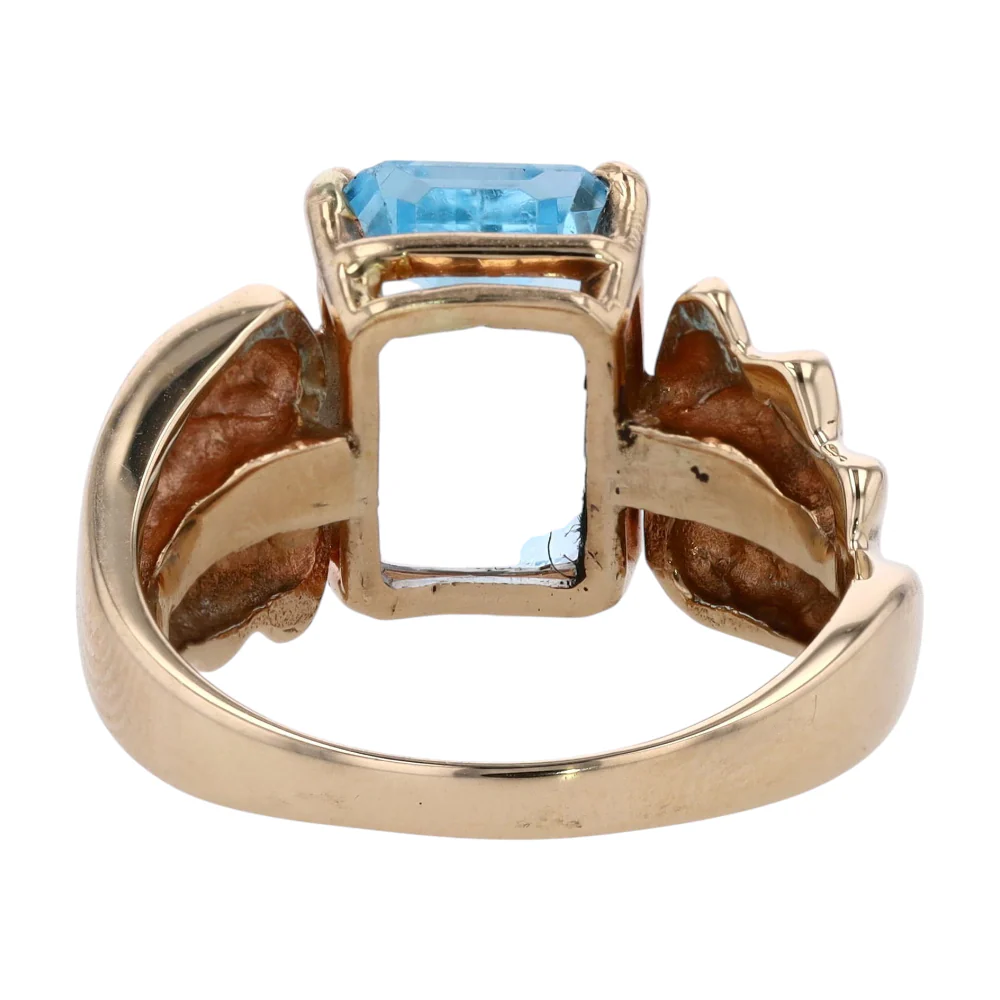 14K Yellow Gold Topaz Fashion Ring - Image 3