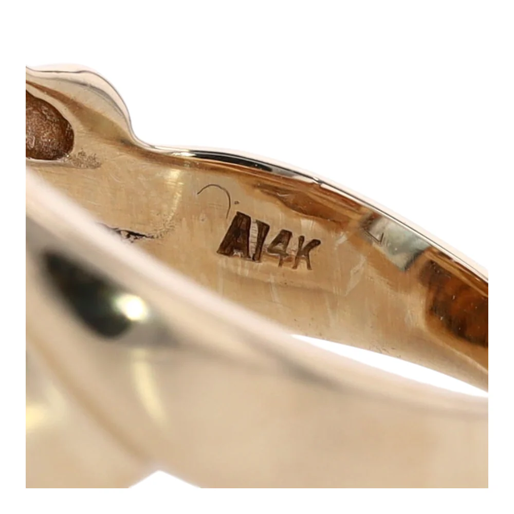 14K Yellow Gold Topaz Fashion Ring - Image 6