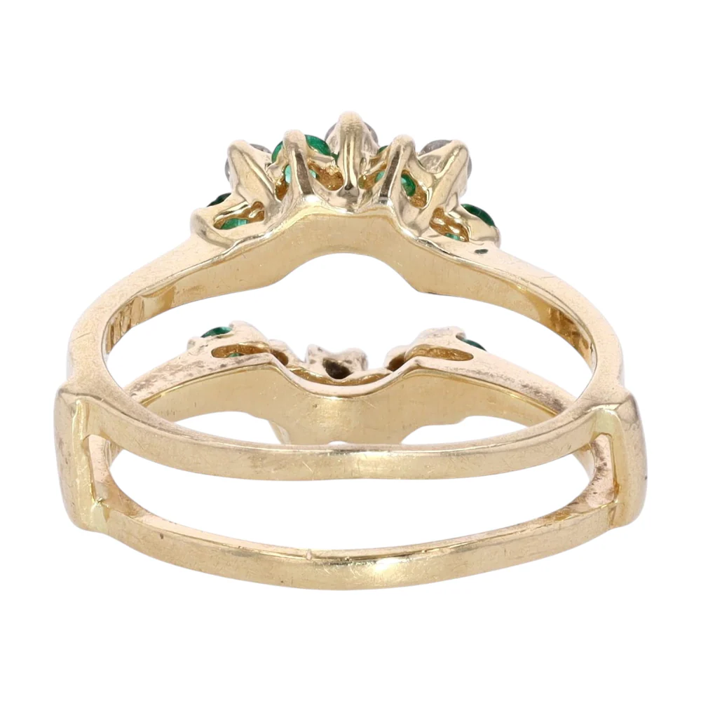 14K Sterling Silver Diamond Fashion Ring - Image 3