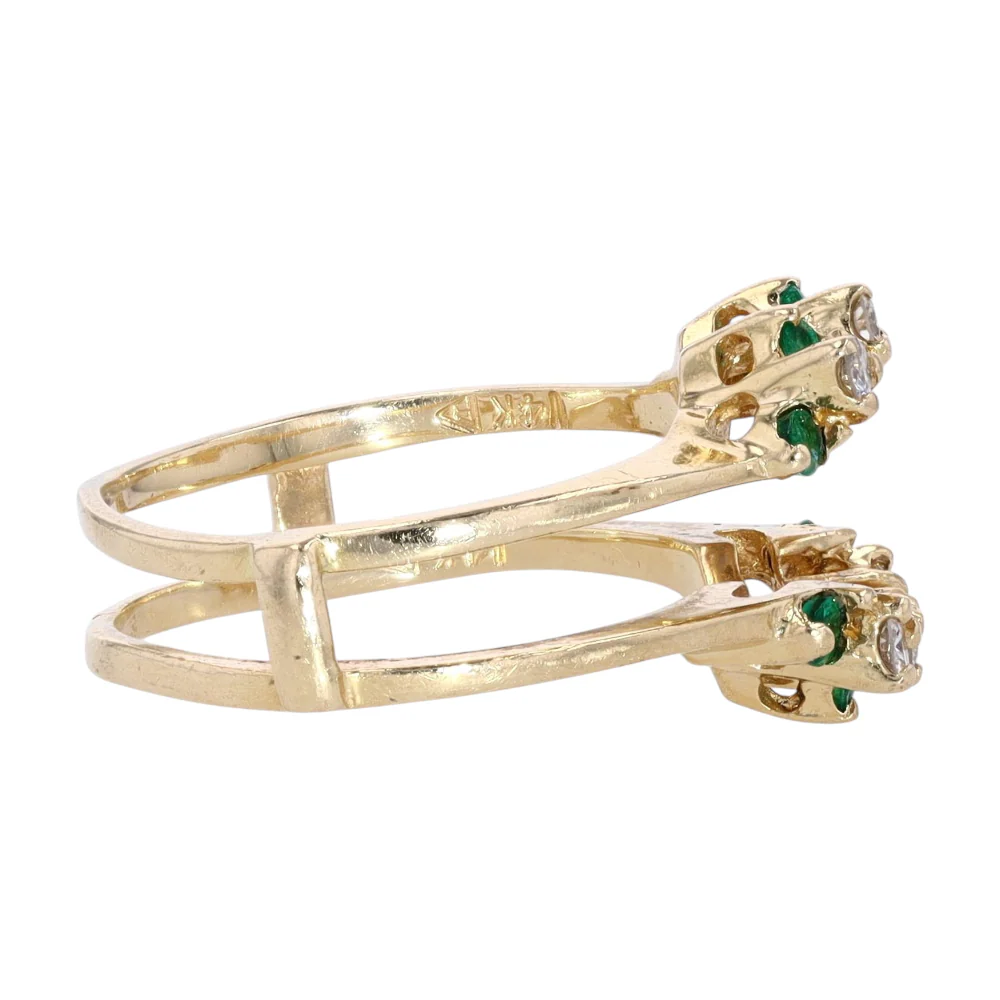 14K Sterling Silver Diamond Fashion Ring - Image 4