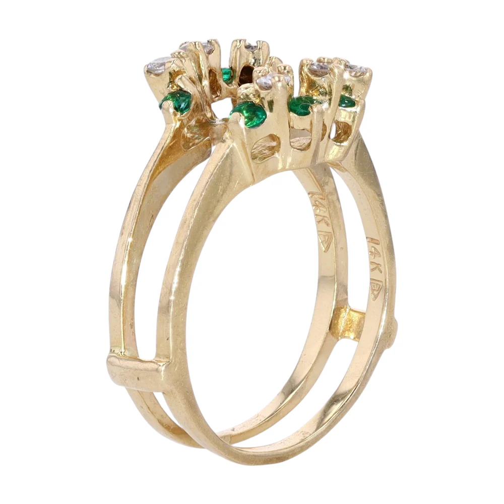 14K Sterling Silver Diamond Fashion Ring - Image 5