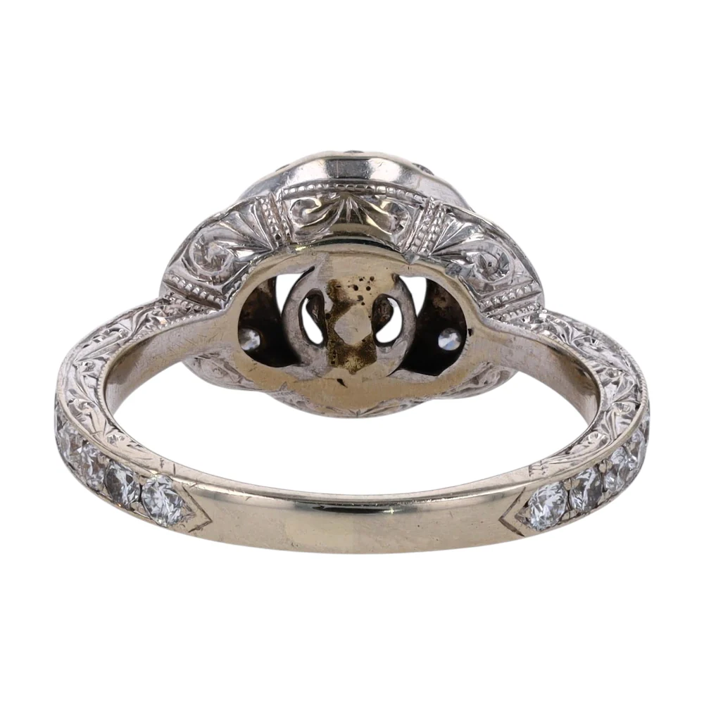 3/4 ctw 14K White Gold Diamond Engagement Ring - Image 3