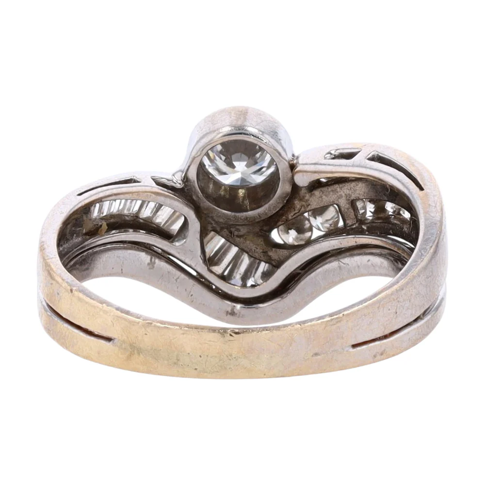 1/2 ctw 14K White Gold Diamond Fashion Ring - Image 3
