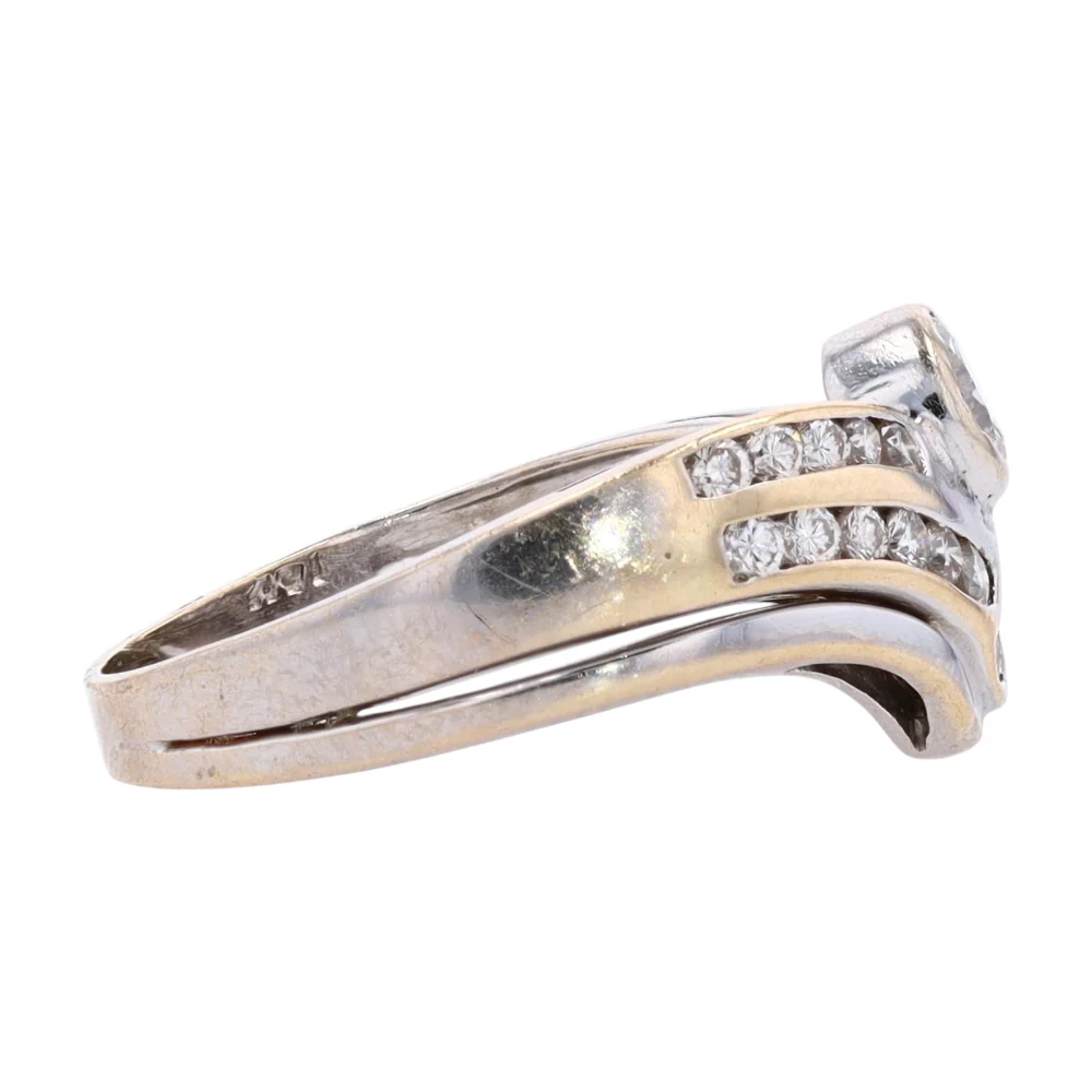 1/2 ctw 14K White Gold Diamond Fashion Ring - Image 4