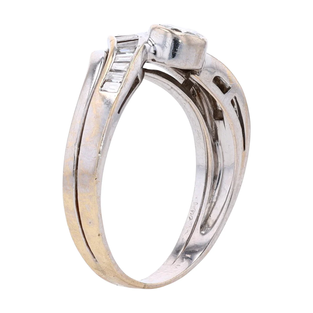 1/2 ctw 14K White Gold Diamond Fashion Ring - Image 5
