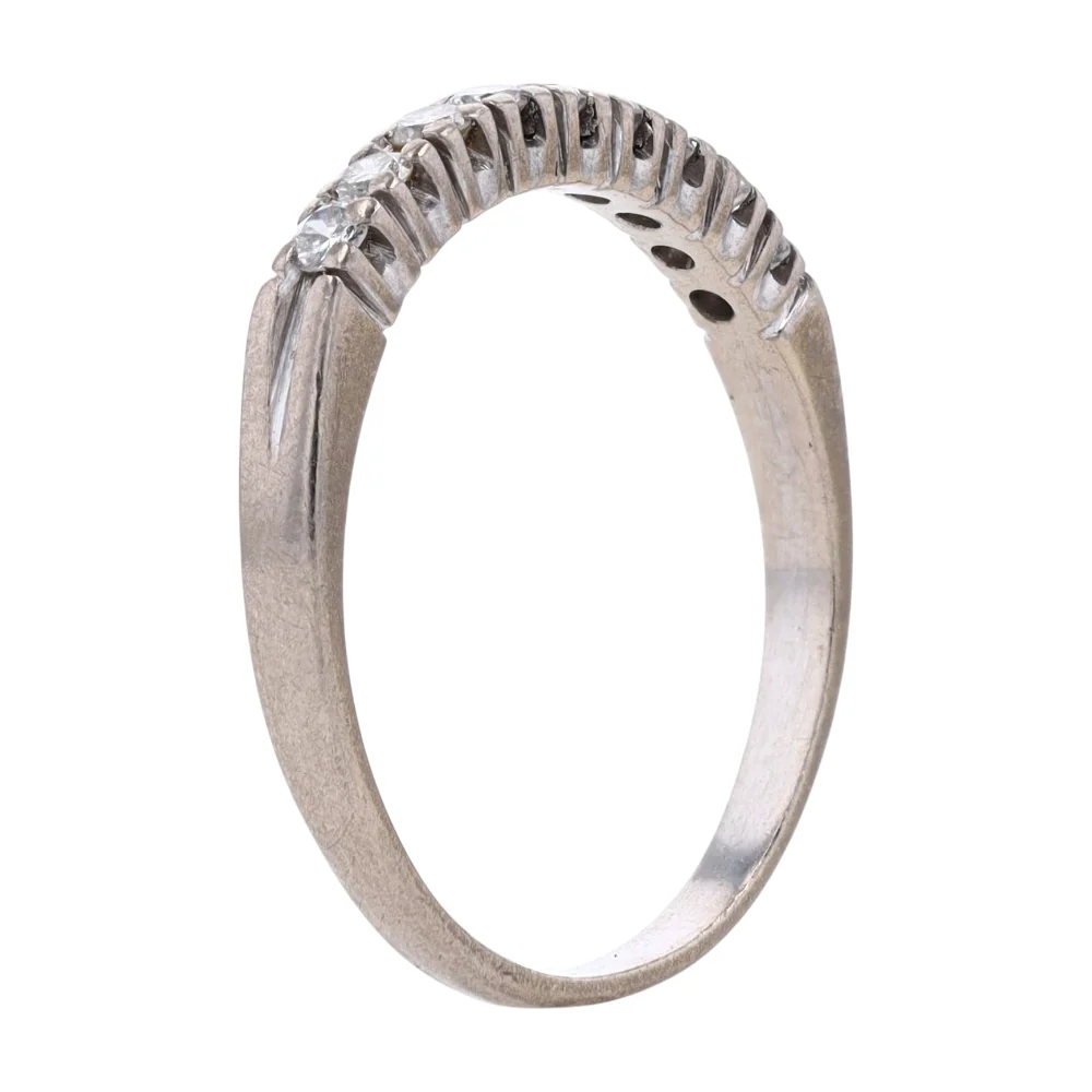 1/3 ctw 14K White Gold Diamond Band Ring - Image 5