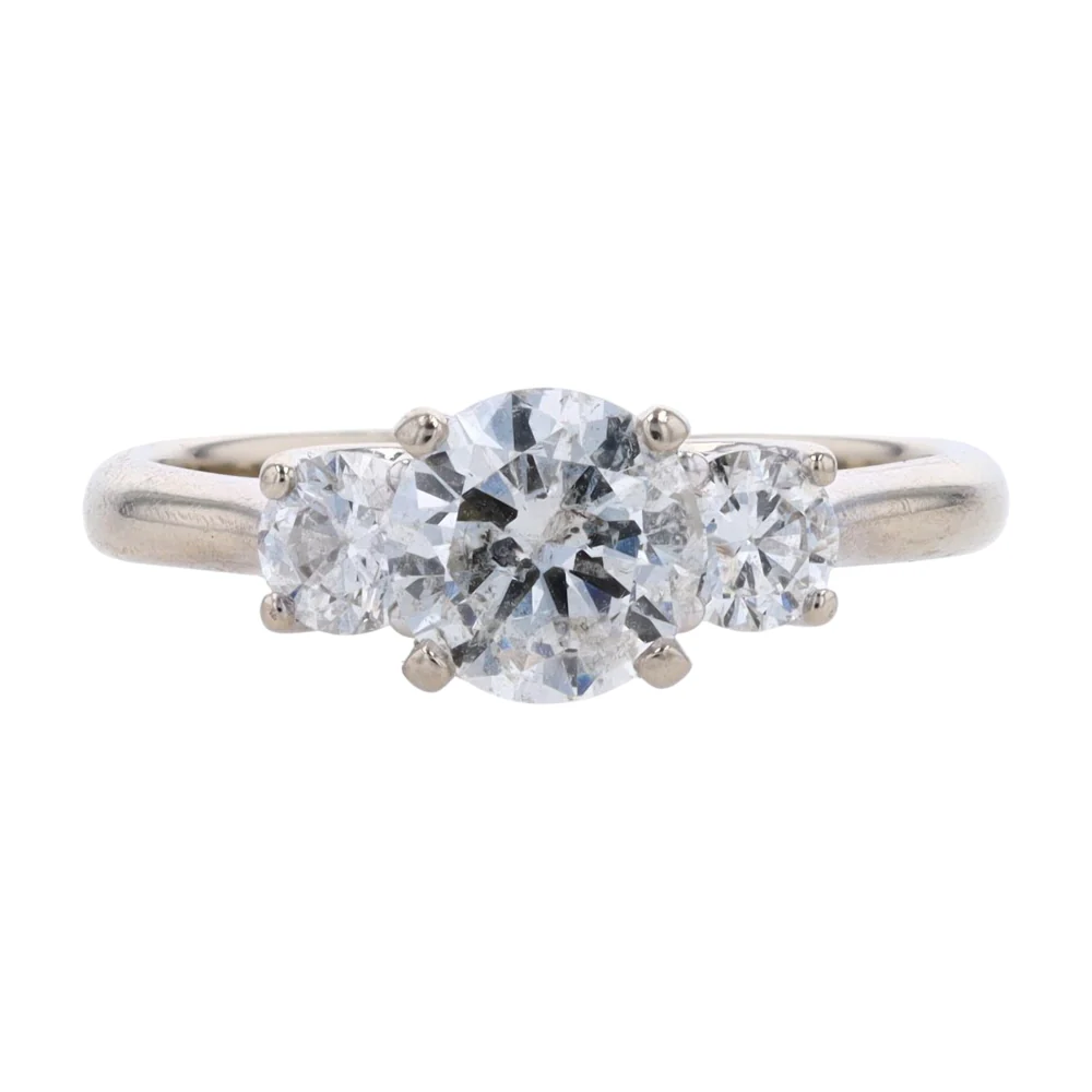 1 3/4 ctw 14K White Gold Diamond Engagement Ring