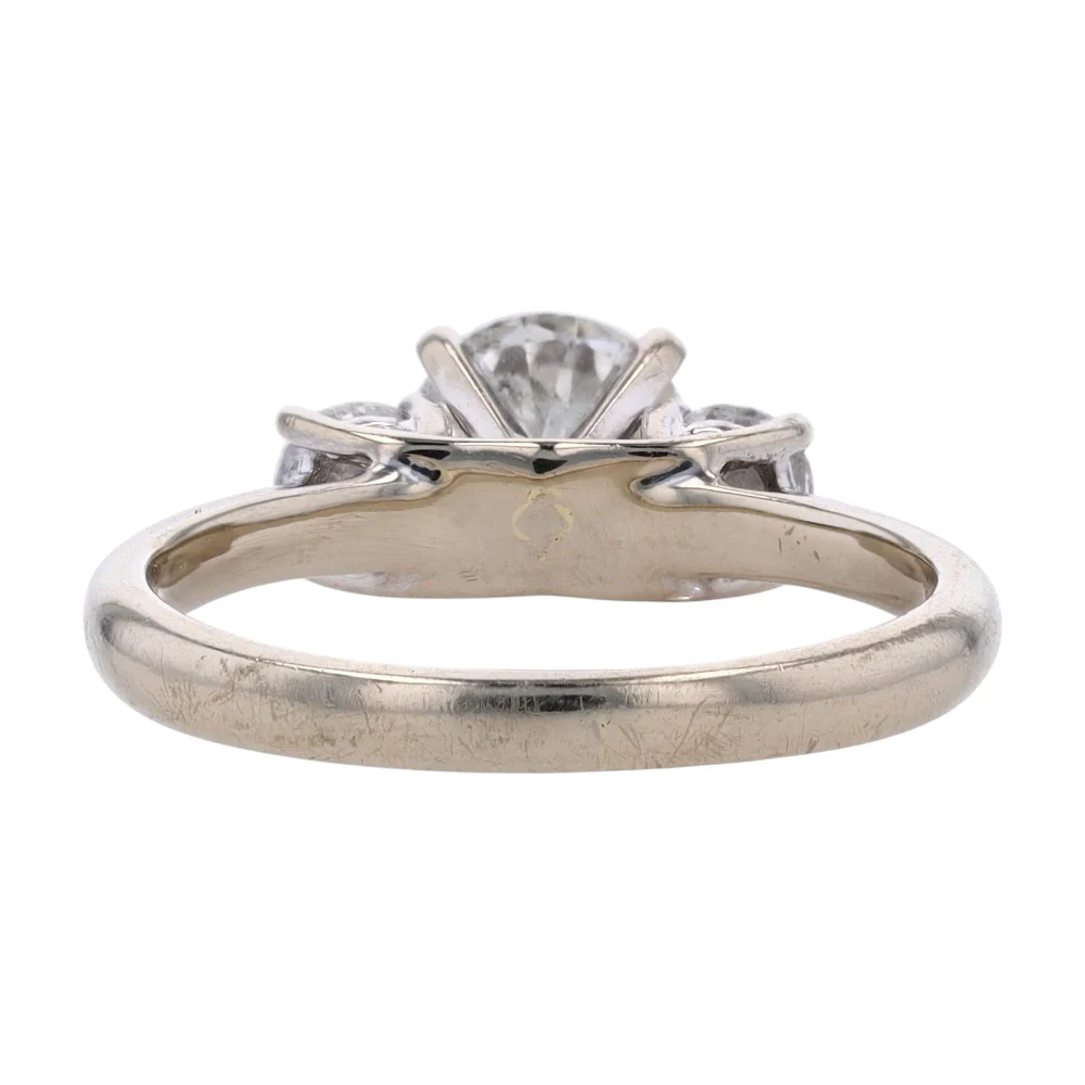 1 3/4 ctw 14K White Gold Diamond Engagement Ring - Image 3