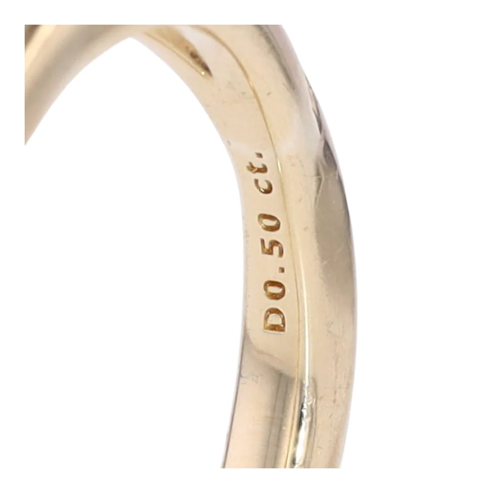 1/2 ctw 14K Yellow Gold Lab Grown Diamond Fashion Ring - Image 6