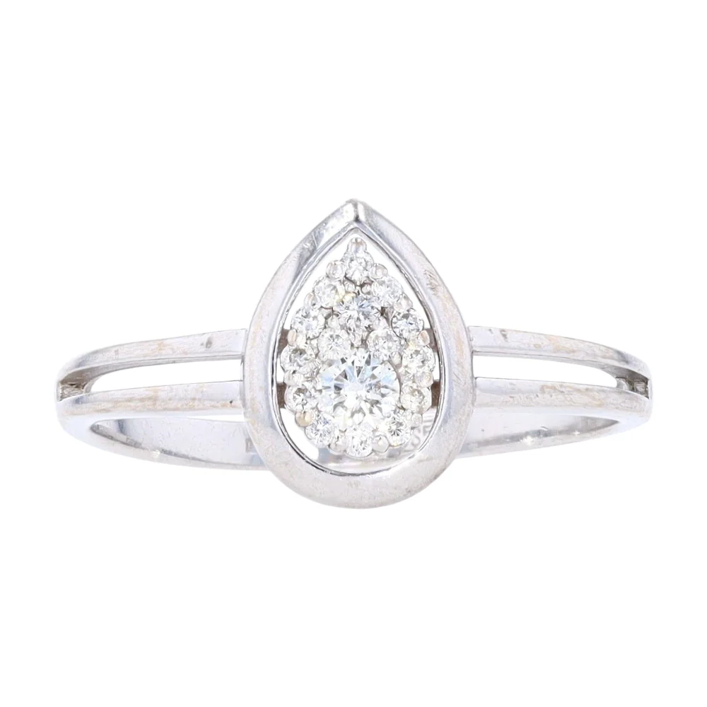 1/10 ctw 14K White Gold Diamond Fashion Ring
