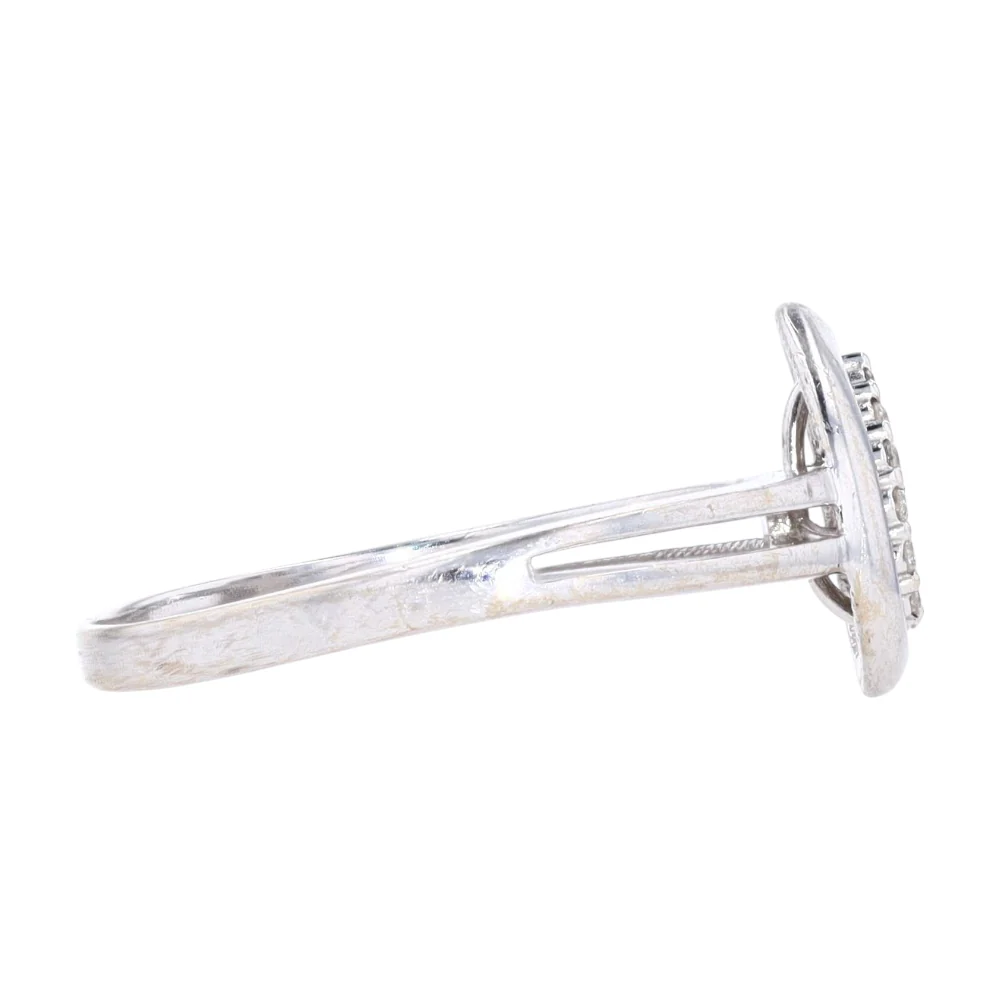 1/10 ctw 14K White Gold Diamond Fashion Ring - Image 4