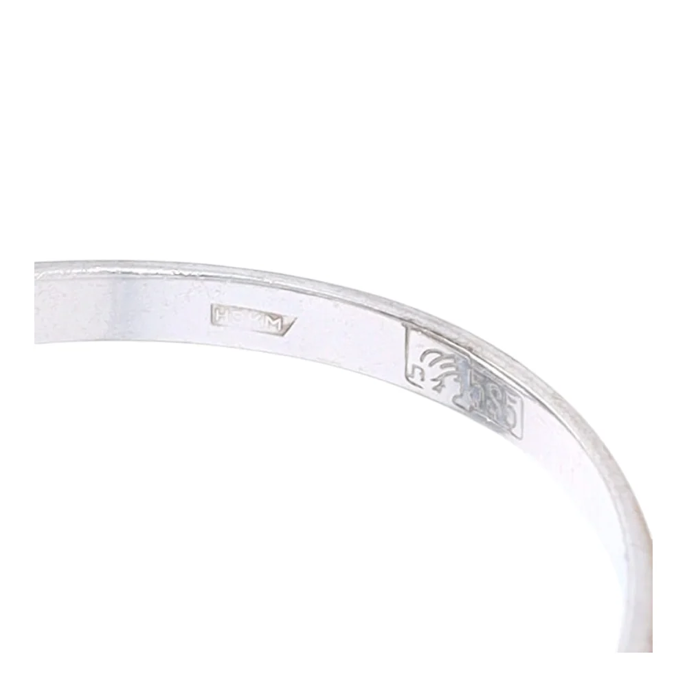 1/10 ctw 14K White Gold Diamond Fashion Ring - Image 6