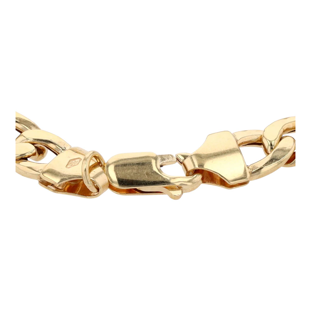 18K Yellow Gold Chain Bracelet - Image 2