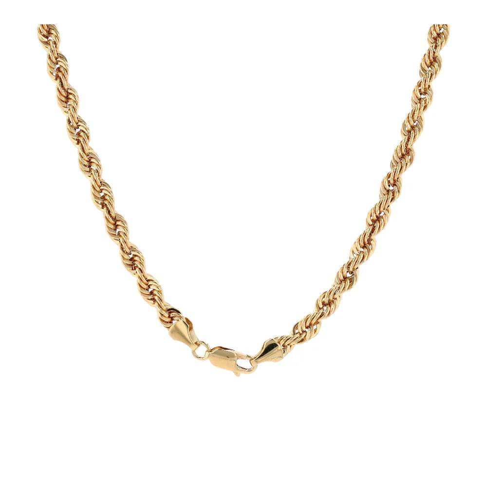 18K Yellow Gold Chain Necklace - Image 2
