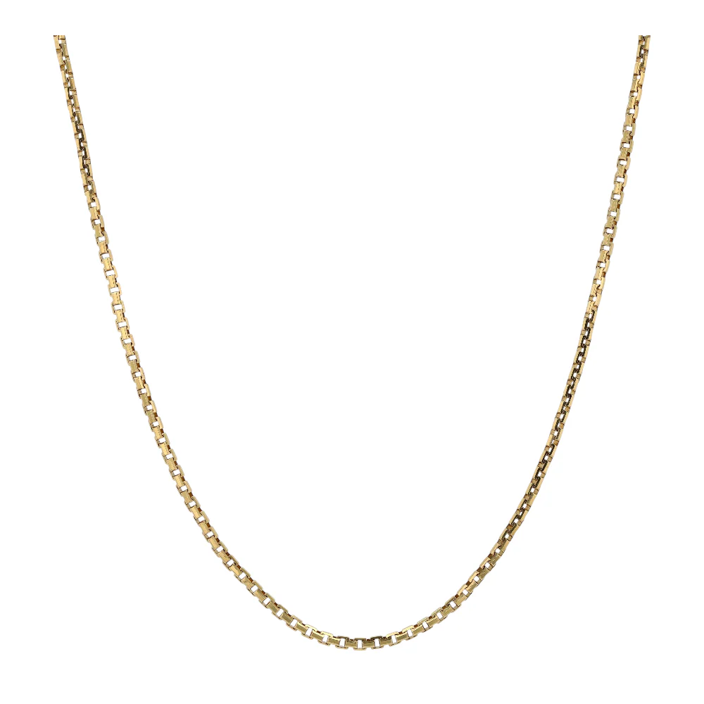 18K Yellow Gold Chain Necklace