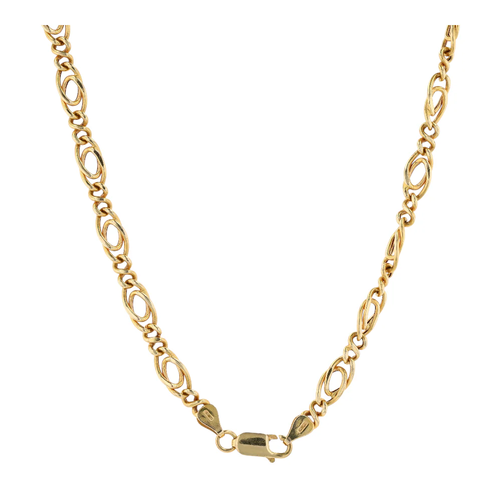 18K Yellow Gold Chain Necklace - Image 2