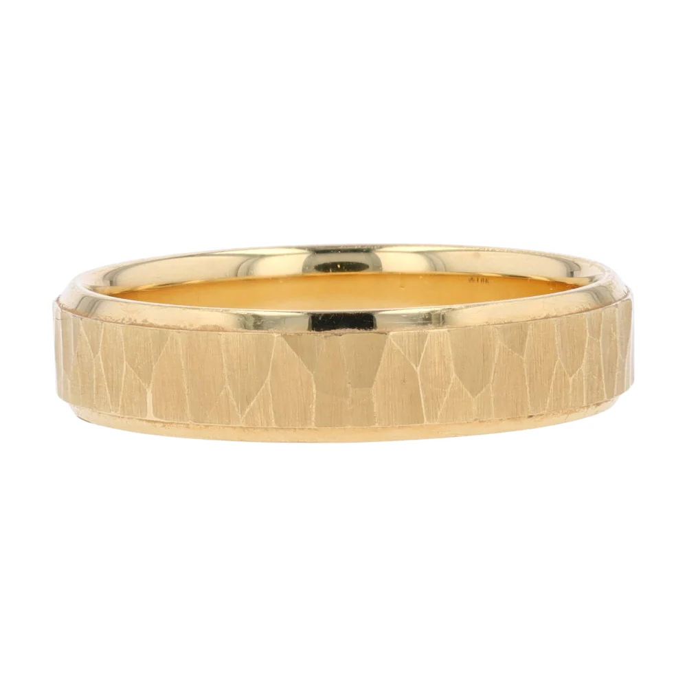 18K Yellow Gold Band