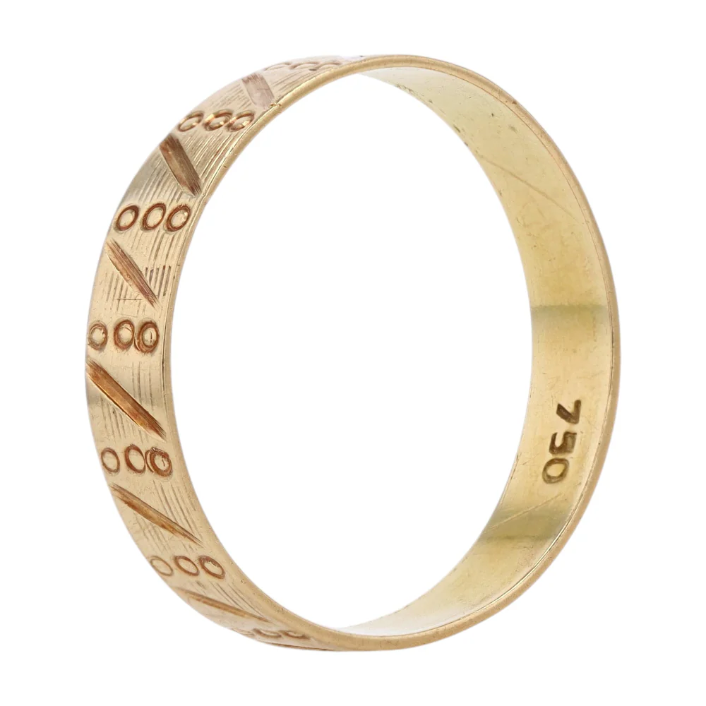 18K Yellow Gold Band - Image 3