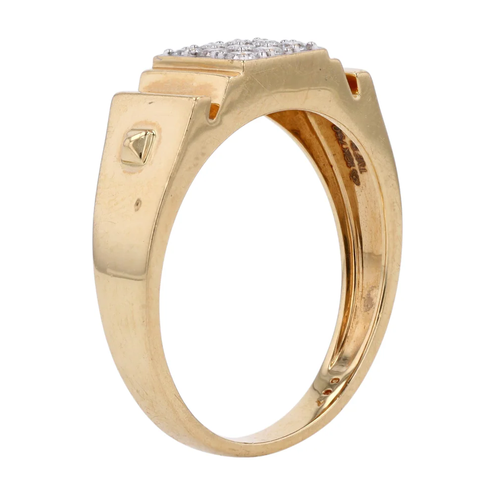 1/3 ctw 18K Yellow Gold Diamond Fashion Ring - Image 5