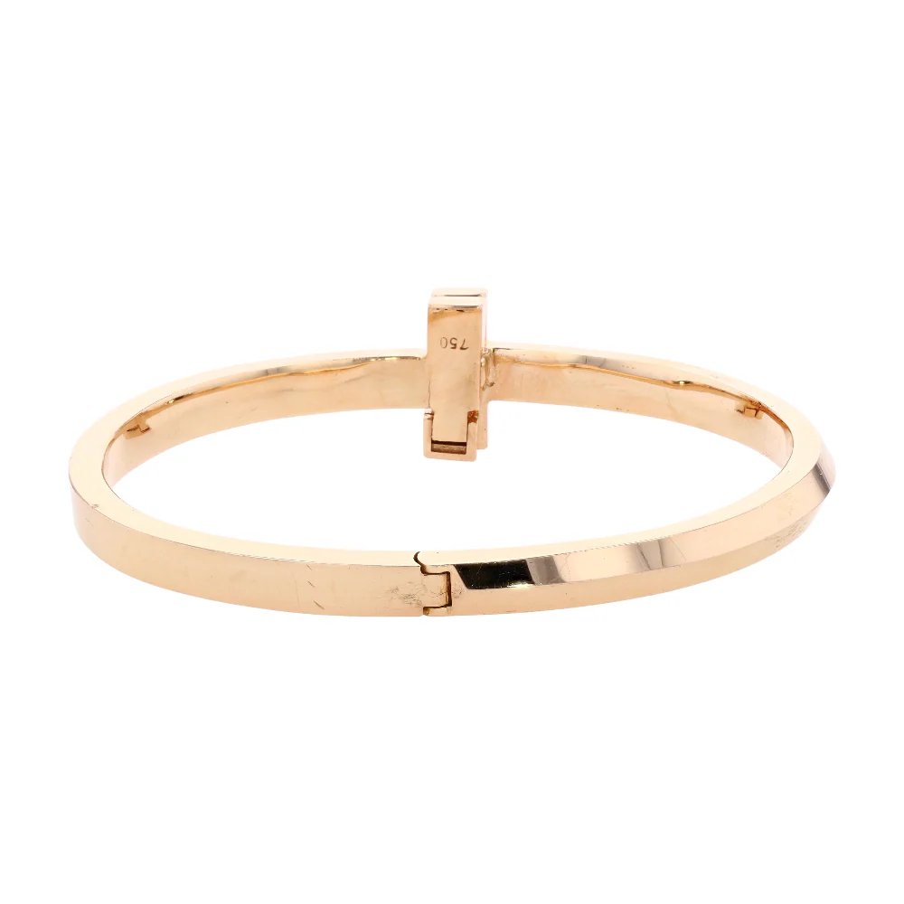 18K Rose Gold Cuff Bracelet - Image 2