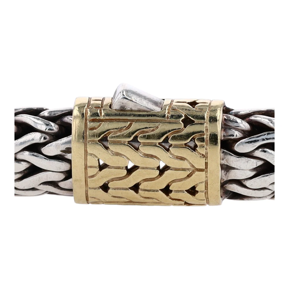 18K Sterling Silver Chain Bracelet - Image 3