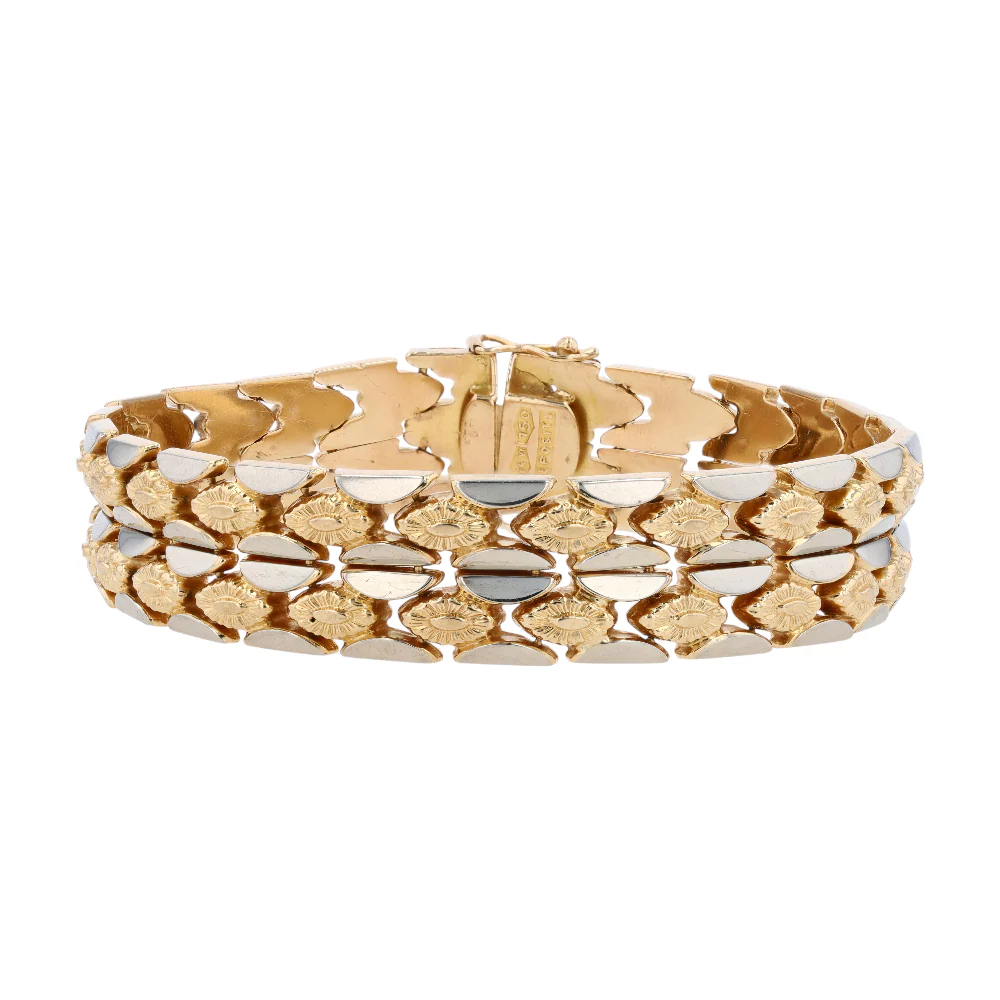 18K Yellow Gold Chain Bracelet