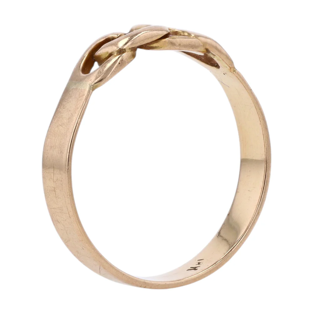 18K Yellow Gold Band Ring - Image 5