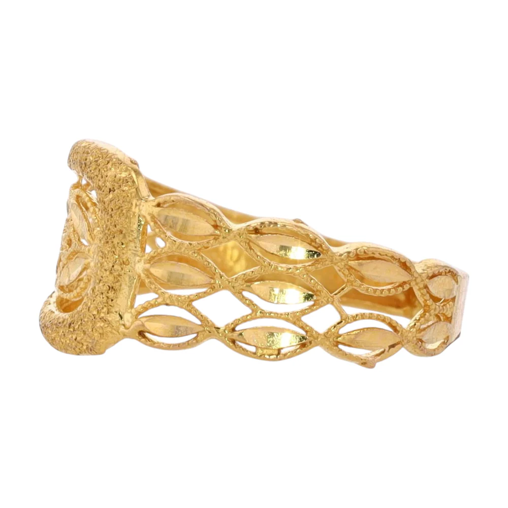 18K Yellow Gold Fashion Ring - Image 2