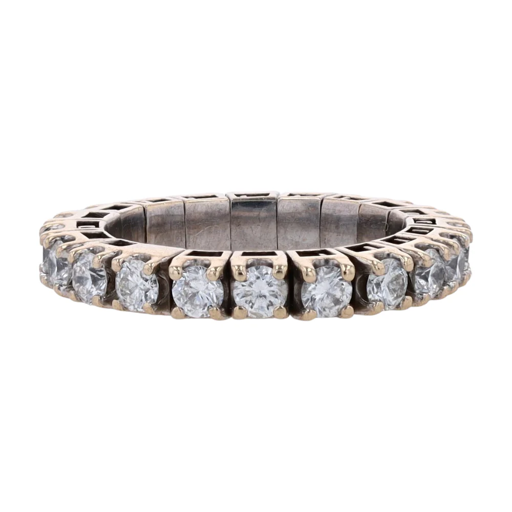5/8 ctw 18K White Gold Diamond Band Ring