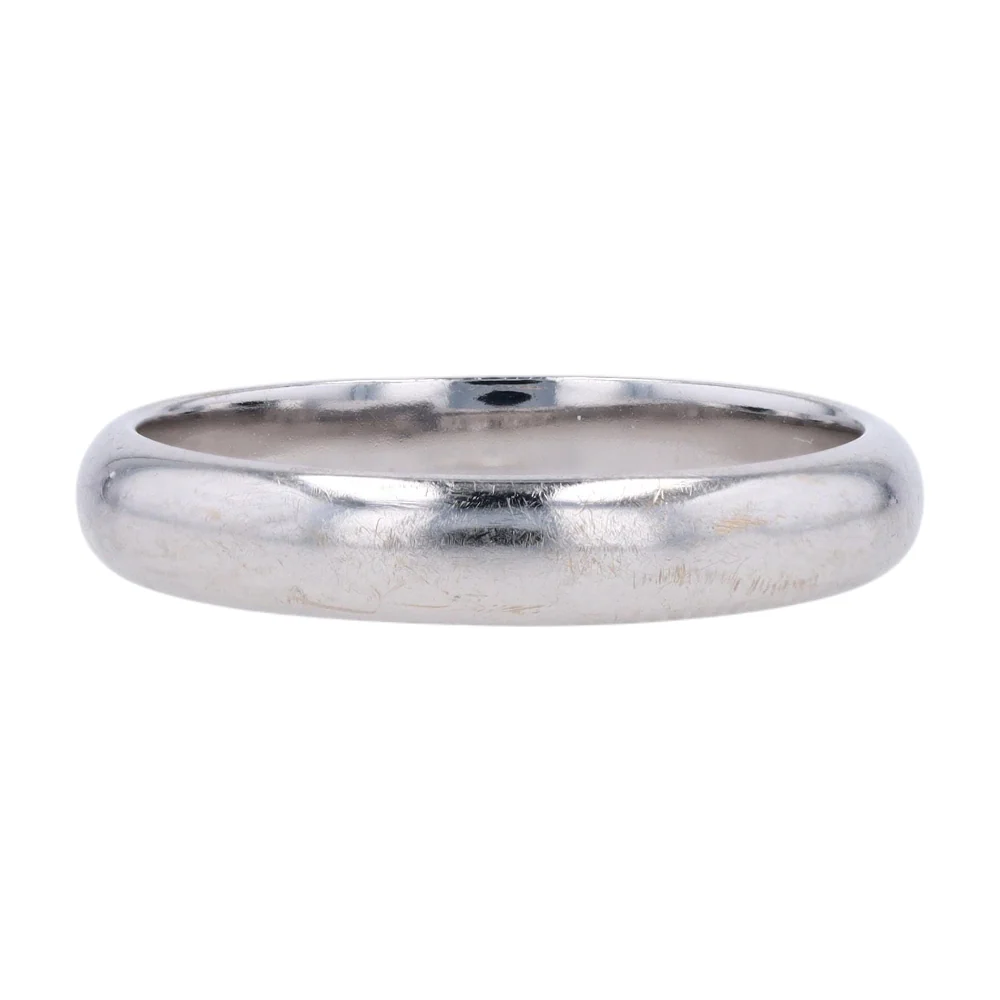 18K White Gold Band Ring - Image 2