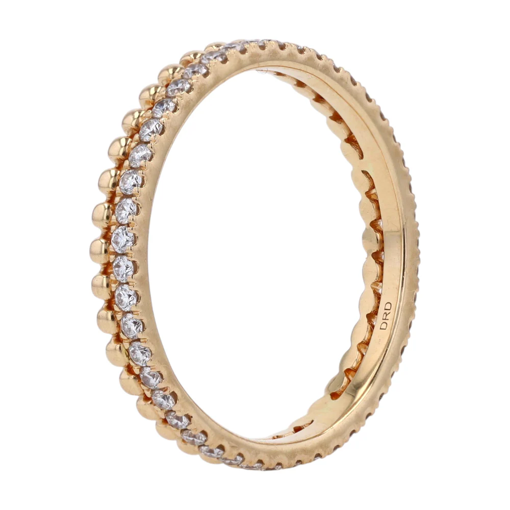3/8 ctw 18K Yellow Gold Diamond Band Ring - Image 3