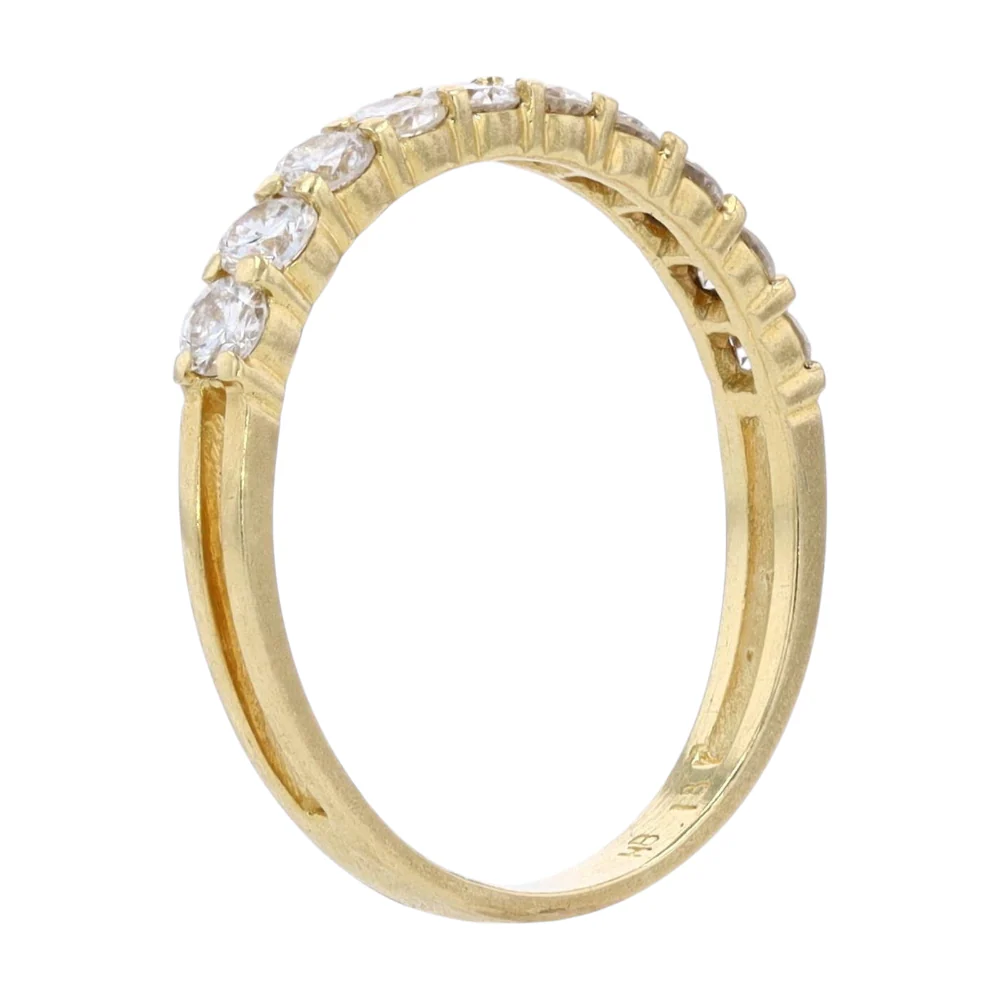 1/2 ctw 18K Yellow Gold Diamond Band Ring - Image 5