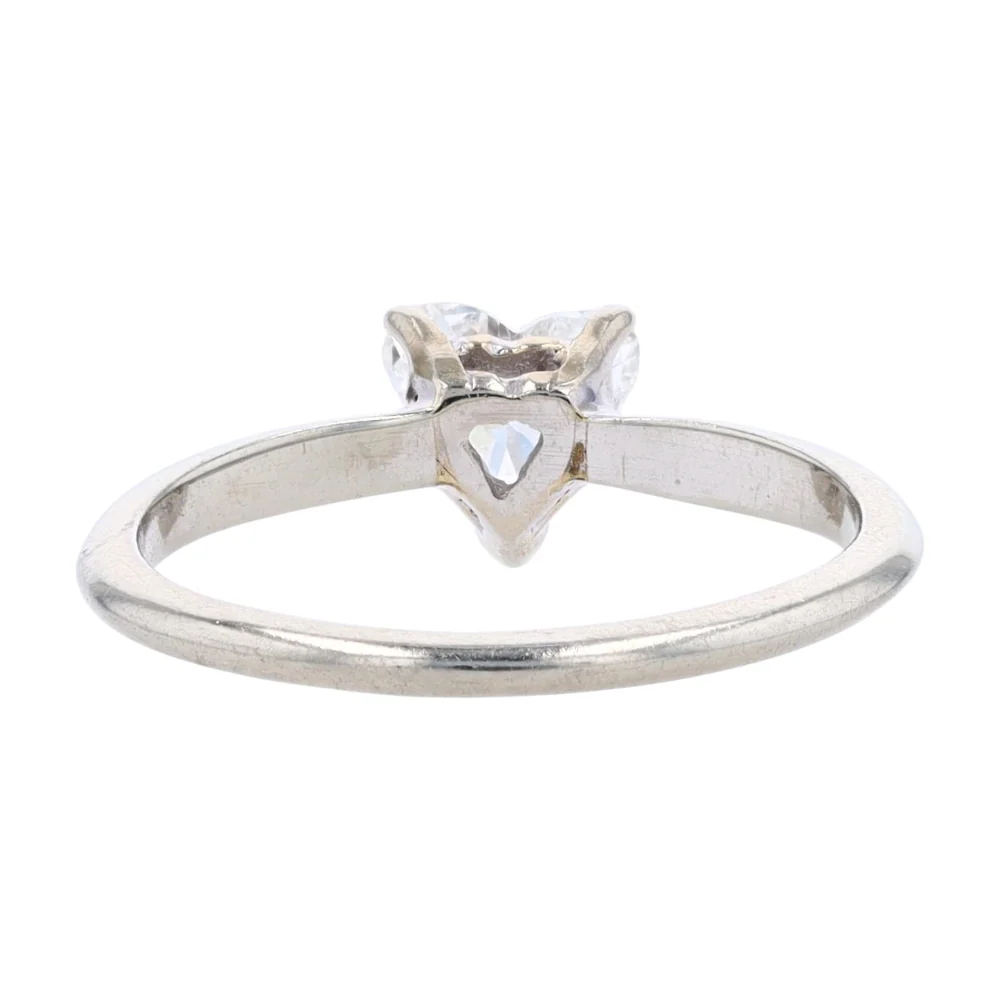 3/4 ctw 18K White Gold Diamond Engagement Ring - Image 3