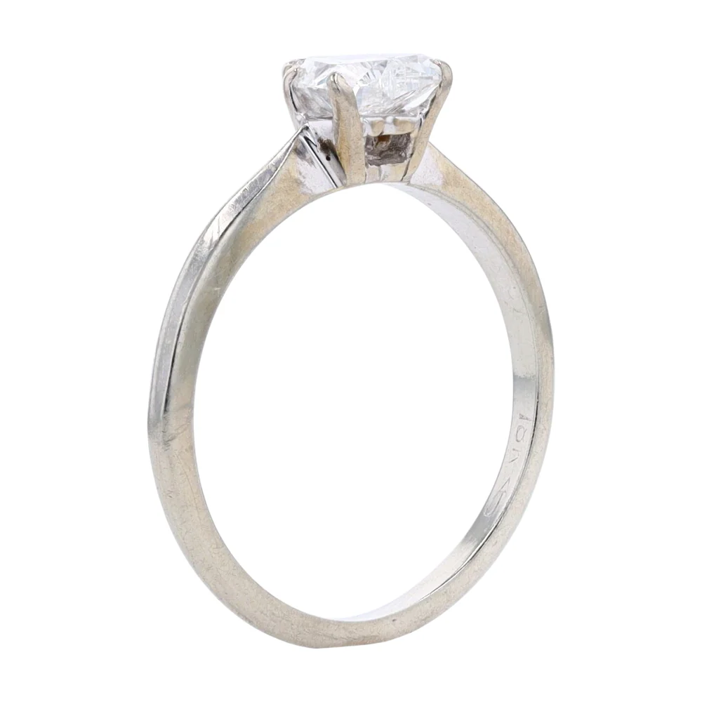 3/4 ctw 18K White Gold Diamond Engagement Ring - Image 5