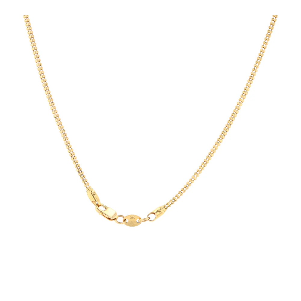 21K Yellow Gold Chain Necklace - Image 2